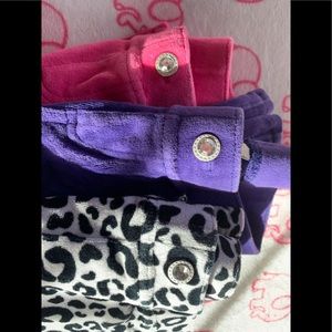 3 pairs velour Sonoma brand Girls 6,6x jeggings